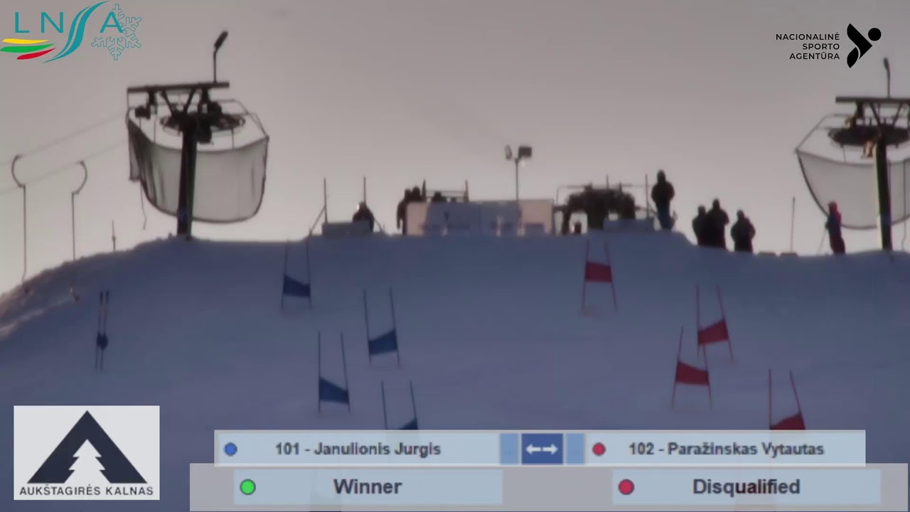Lithuania CUP 2025-26 Sausio 24 Paralelinis Slalomas Aukštagirės Kalnas