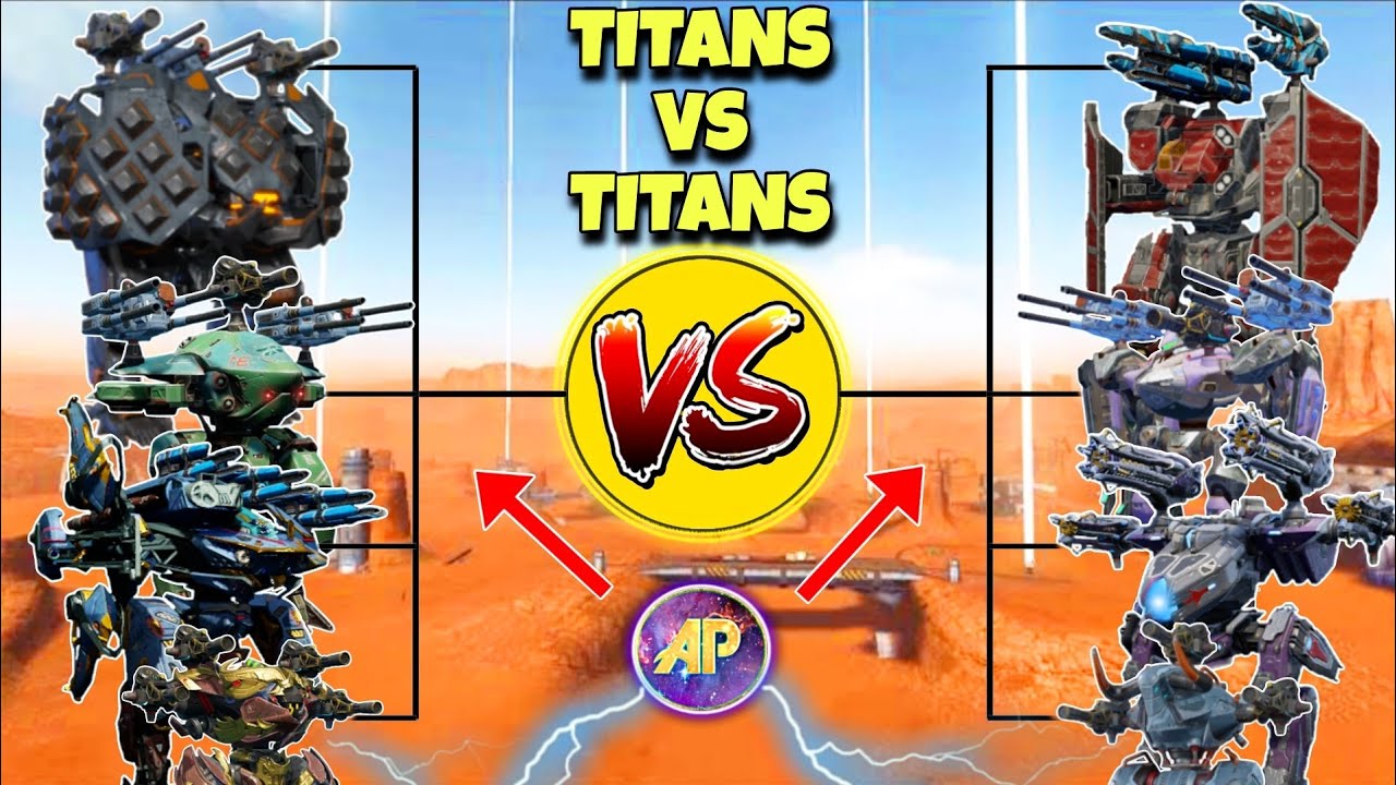 🔥 ALL TITANS ABILITY DAMAGE COMPARISON! || WAR ROBOTS TEST SERVER WR ||