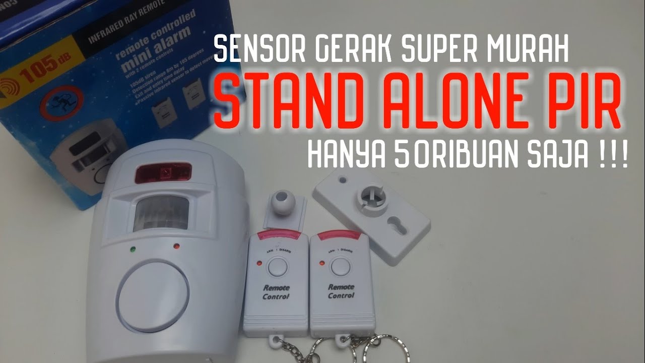Alarm Anti Maling Anti Binatang Dengan Sensor Gerak Termurah |Review Motion Detection 50Ribuan