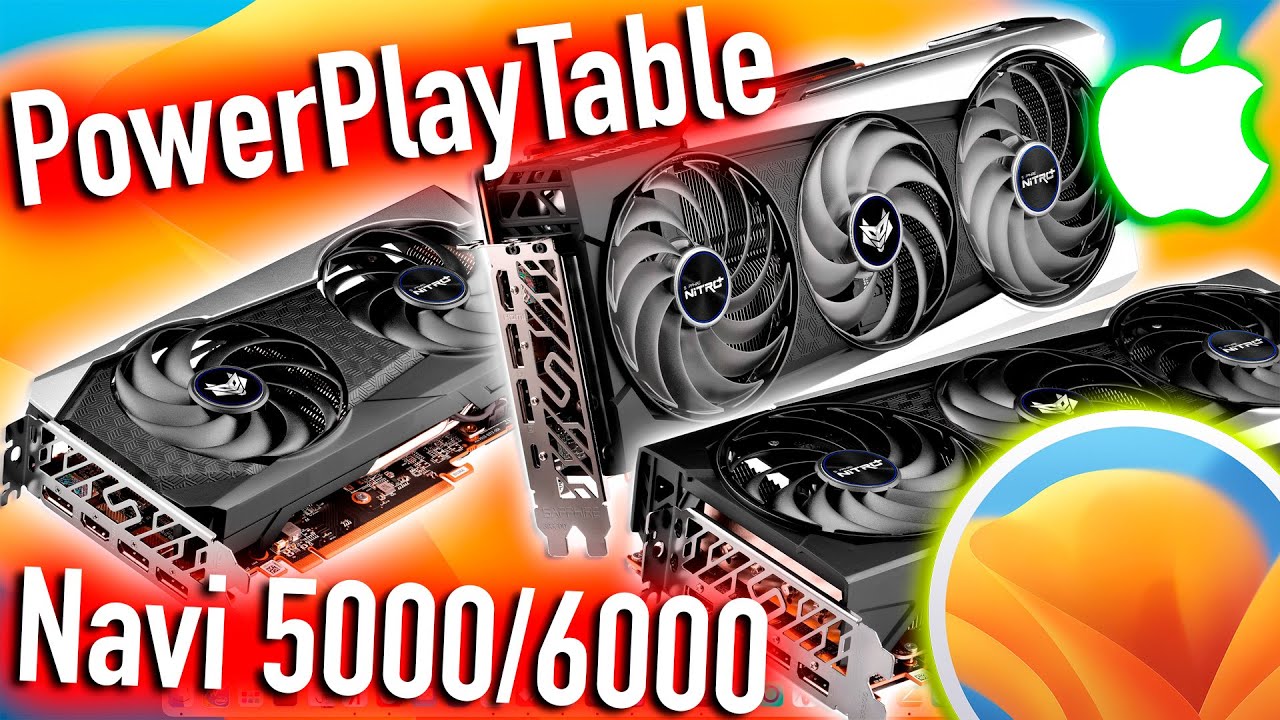 КАК СОЗДАТЬ ТАБЛИЦУ POWER PLAY TABLE ДЛЯ GPU NAVI 5000/6000? HACKINTOSH - ALEXEY BORONENKOV | 4K