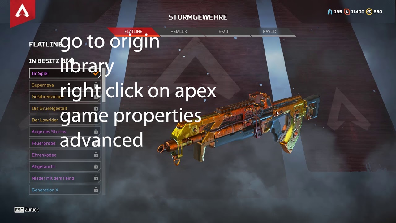 Apex Legends 1000 FREE COIN + Flatline Skin