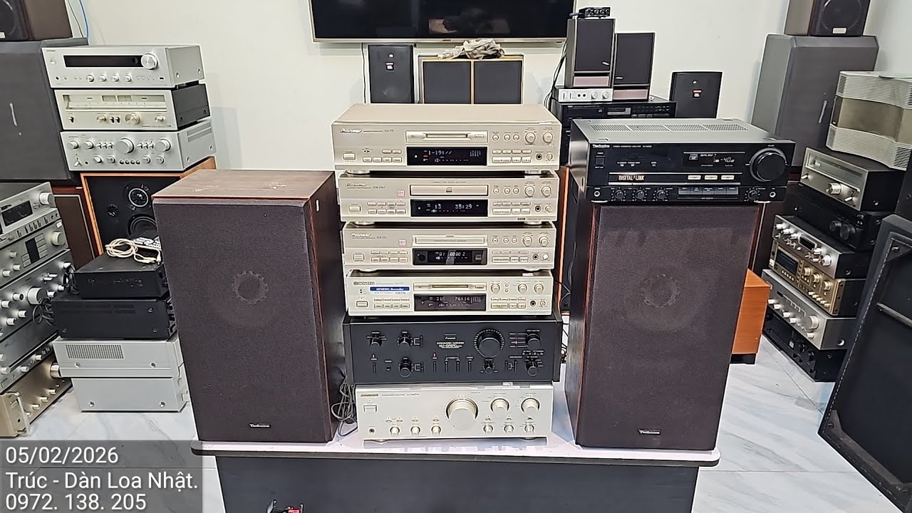 Chỉ từ 1tr5. Loa toàn dải, Amply Sanui 707, Đầu CD và MD giải mã. Trúc - Hưng Yên.   0972 138 205. 