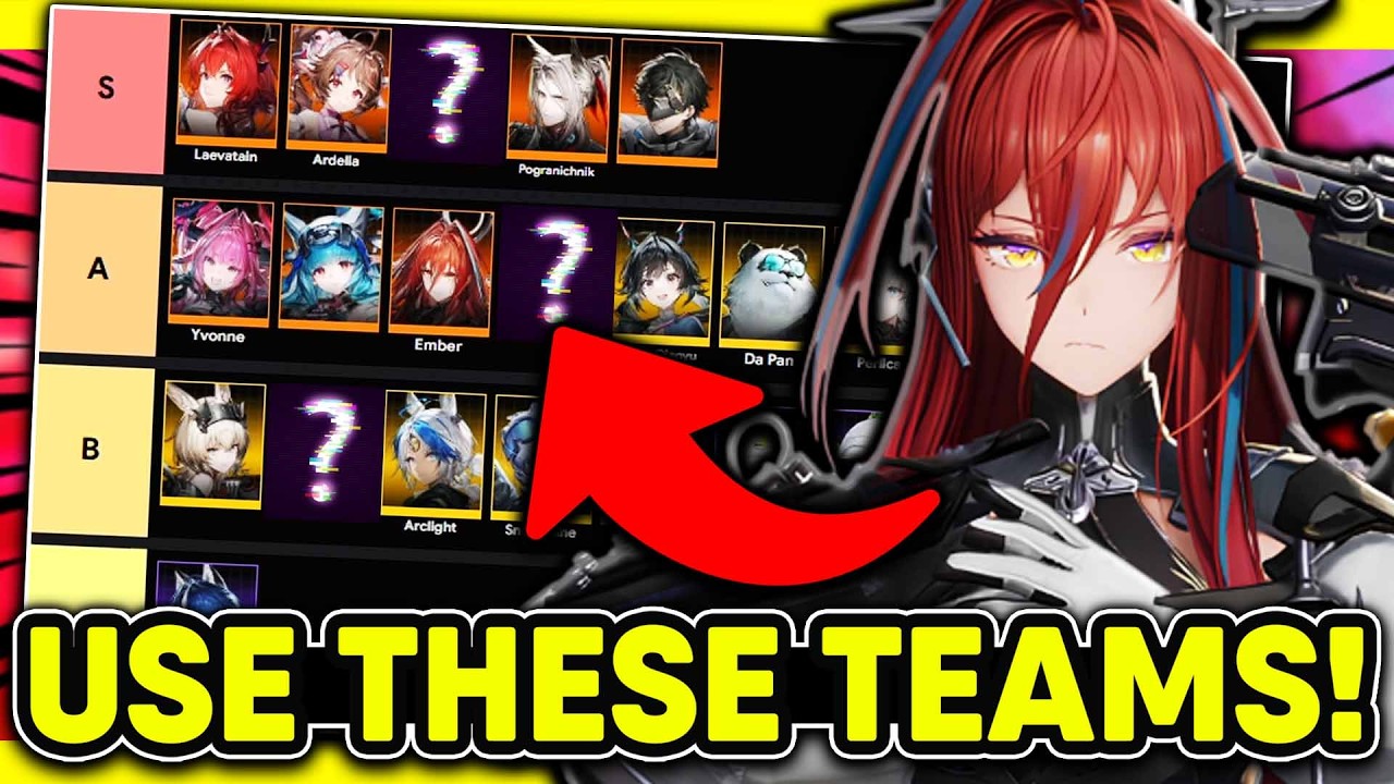 THE META TEAMS! Arknights: Endfield Complete v1 Tier List (Best Teams/Characters/Speed Clears)