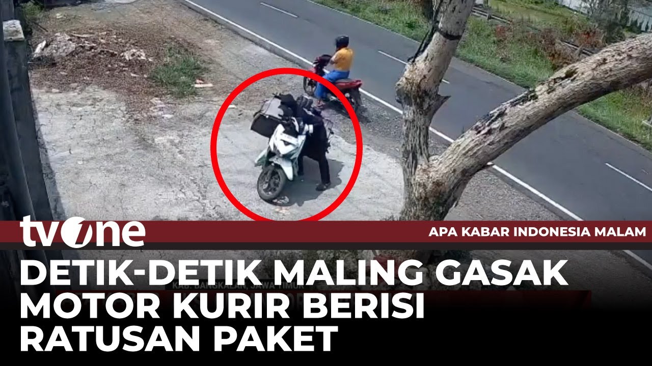 Motor Kurir Bawa 120 Paket Raib Digondol Pelaku Curanmor | AKIM tvOne