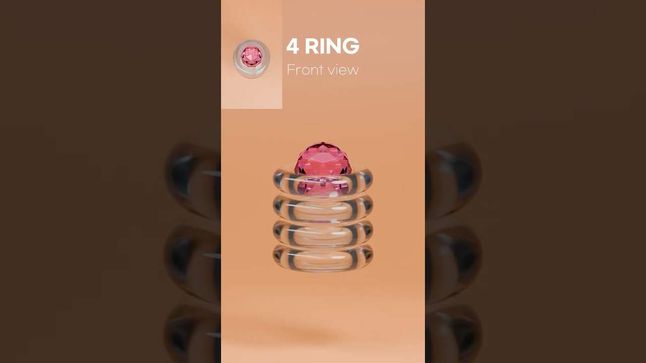 Clear Ring vs Jelly ⭕️ | The Ulti Squishy 3D Simulation 🪄✨