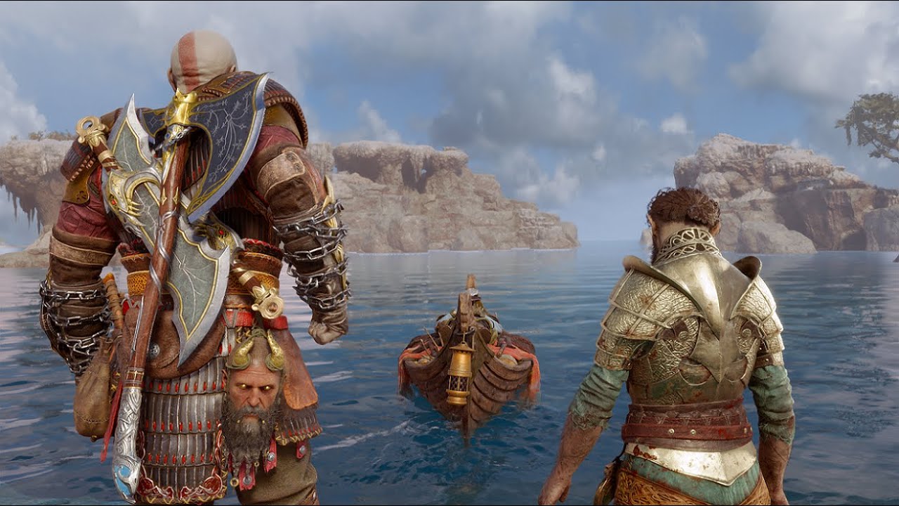 God of War Ragnarok, enterro do BROK e VANAHEIM.