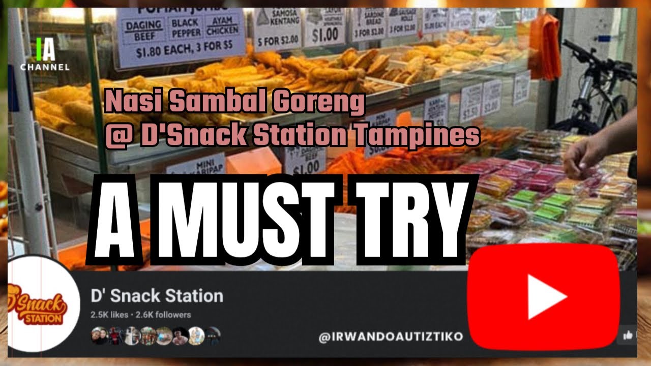 Wife bought me Nasi Sambal Goreng. – A MUST TRY at D'Snack Tampines!