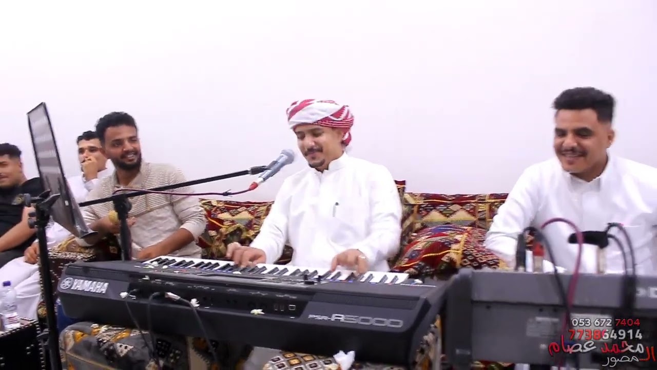 لحجي ناررر من عرس حبيب القلب / عمر القدسي / غناء الفنان ~ رهيب مهرس ~ اغنية اسمر وشفته يمشي وكله دلع