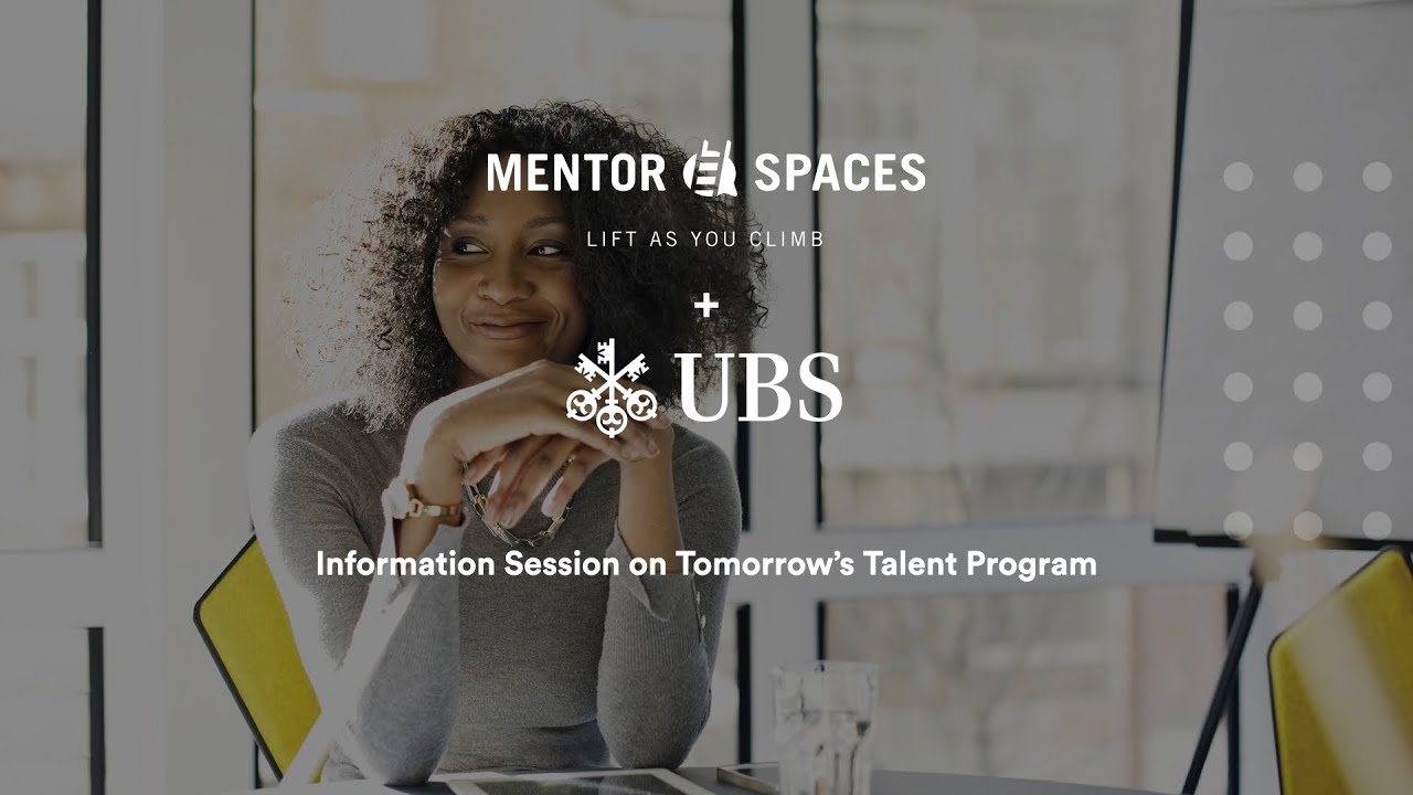Information Session on UBS Tomorrow's Talent Program