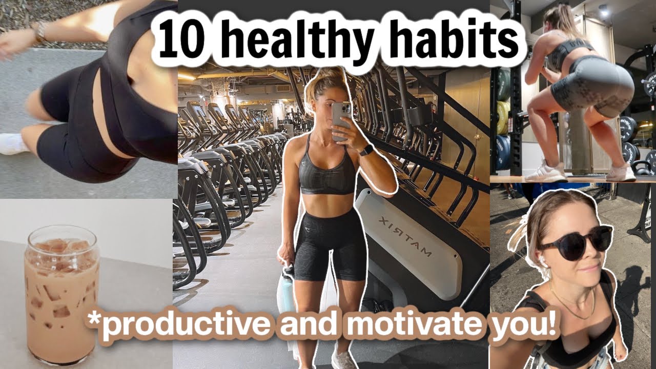 10 healthy habits I did everyday for 1 week... *productive
