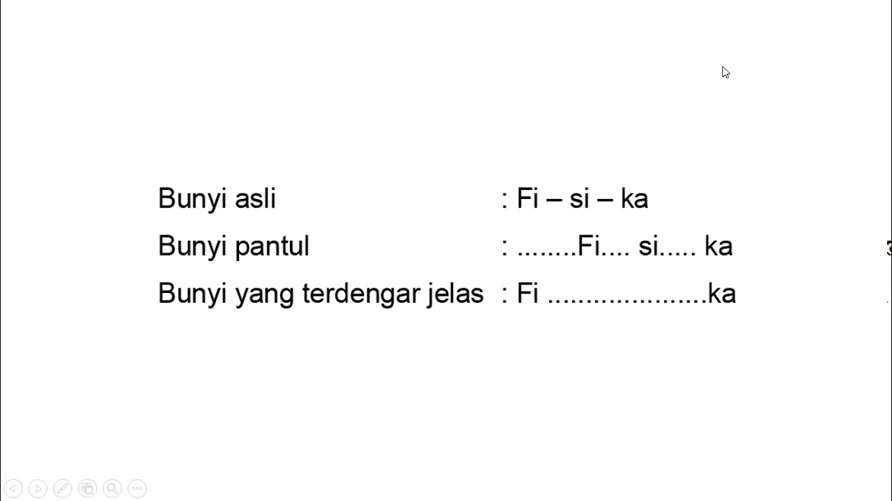 Macam Macam Bunyi Pantul