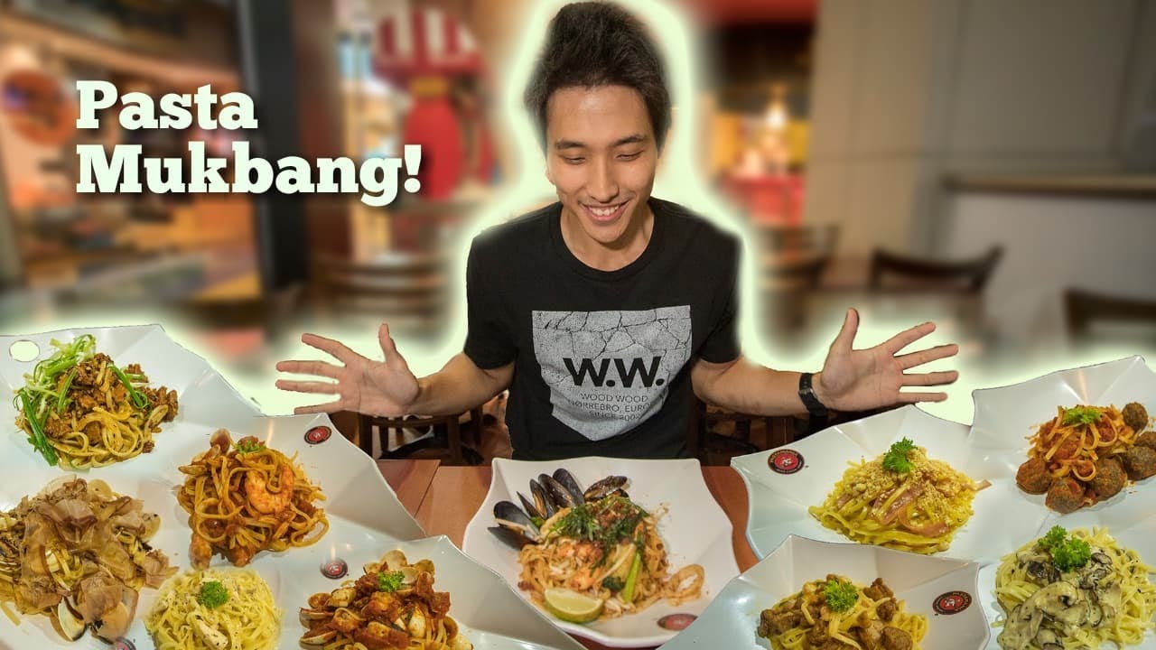 Ultimate Pasta Mukbang at Pastamania Singapore!