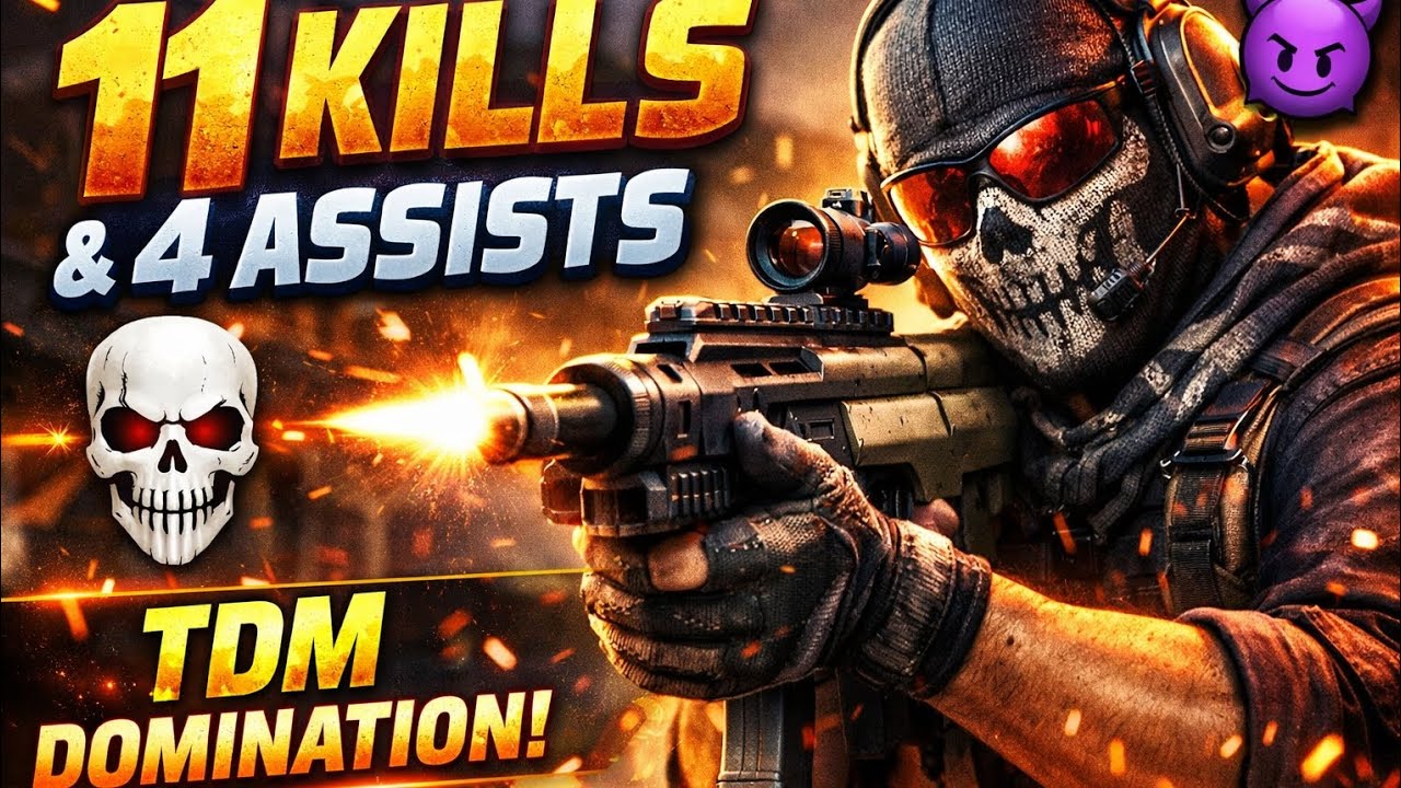 11 Kills 4 Assists 😈 Absolute TDM Domination | Clutch Gameplay Highlights