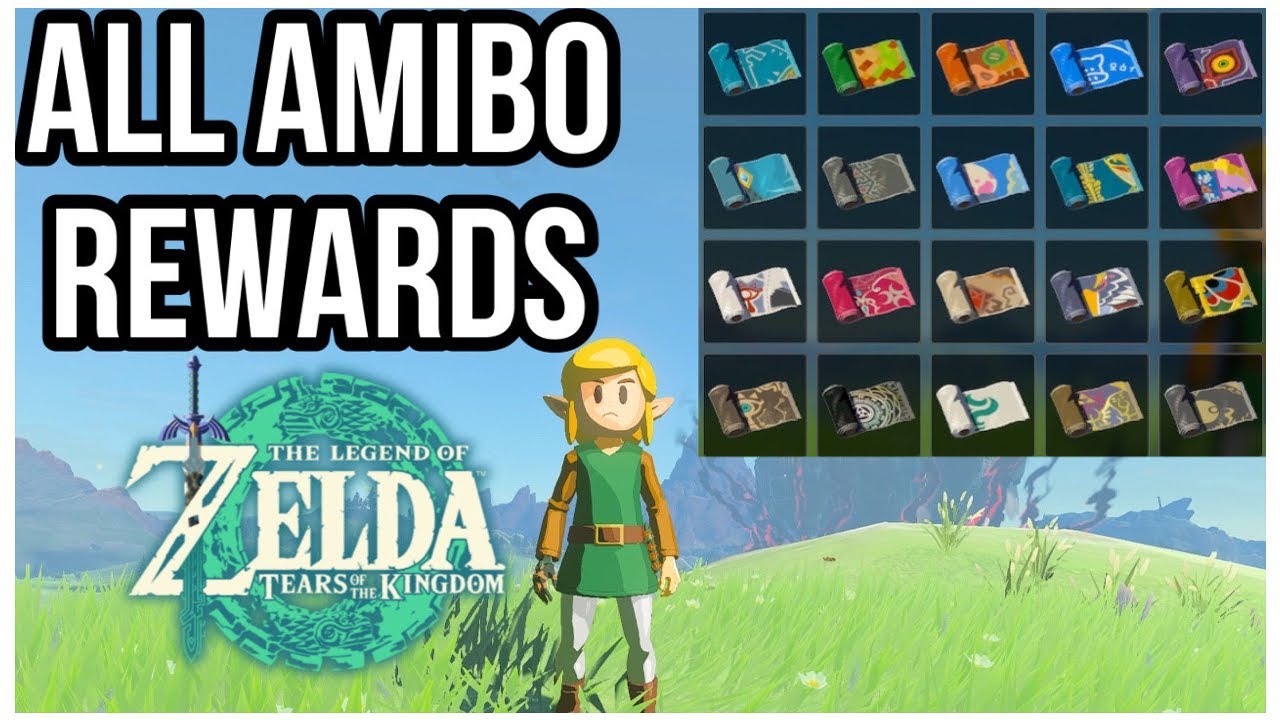 All Amiibo Rewards In Legend Of Zelda Tears Of The Kingdom “Updated Version”
