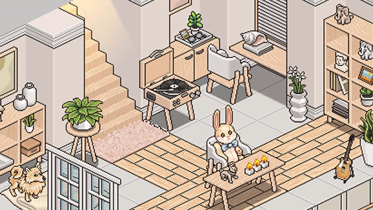 Study room💡📚||HABBO Speed Build Interior🛠|| Ft. @Mathias