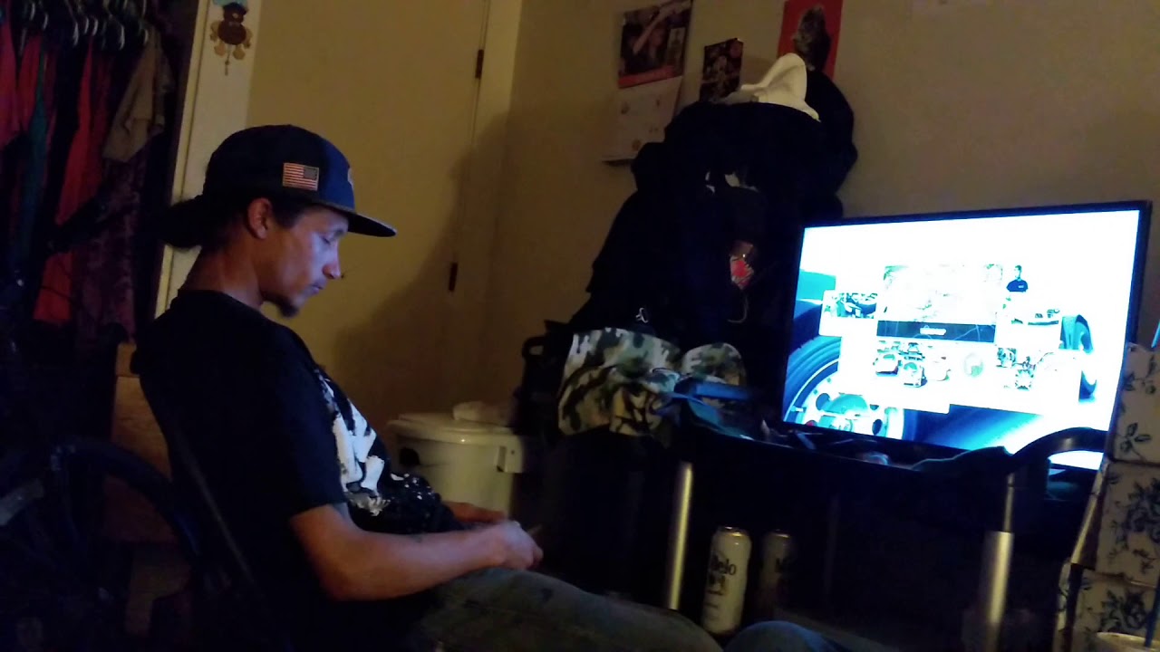 Ricky falling asleep playing video games