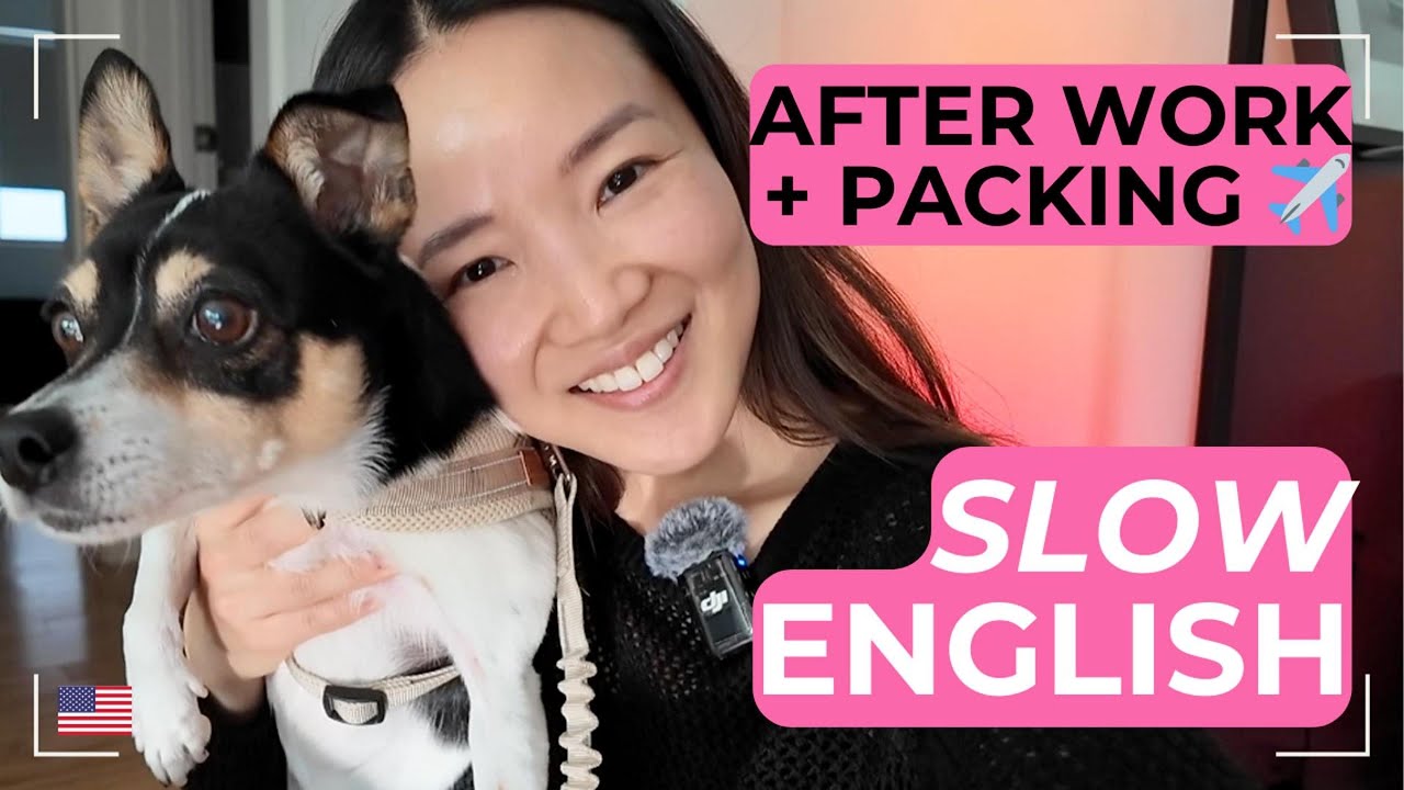 After Work Routine + Packing for Arizona ✈️ | Slow English Vlog