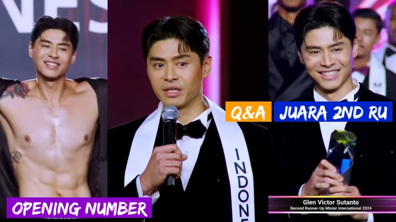 INDONESIA KEMBALI BERJAYA..Glenn Victor Sutanto Berhasil Raih Juara 2nd RU Mister International 2024