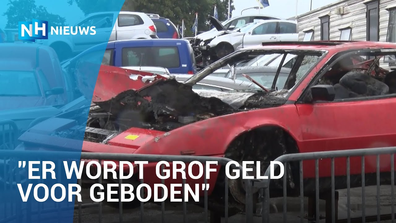 Autosloper wil opgeviste Ferrari aan Artis schenken 'Voor in aquarium'