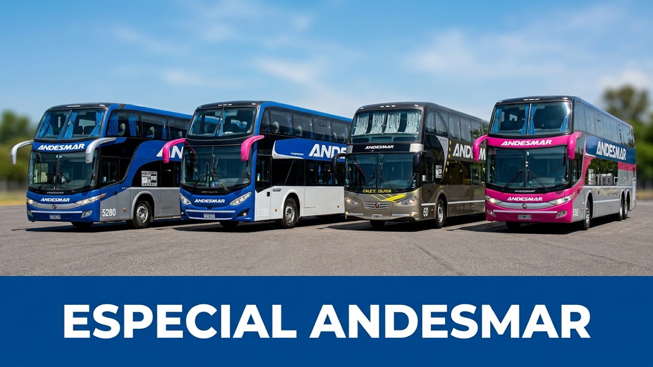 🔵⚫ TODO ANDESMAR (2014 - 2024) #transportefederal #andesmar #especiales