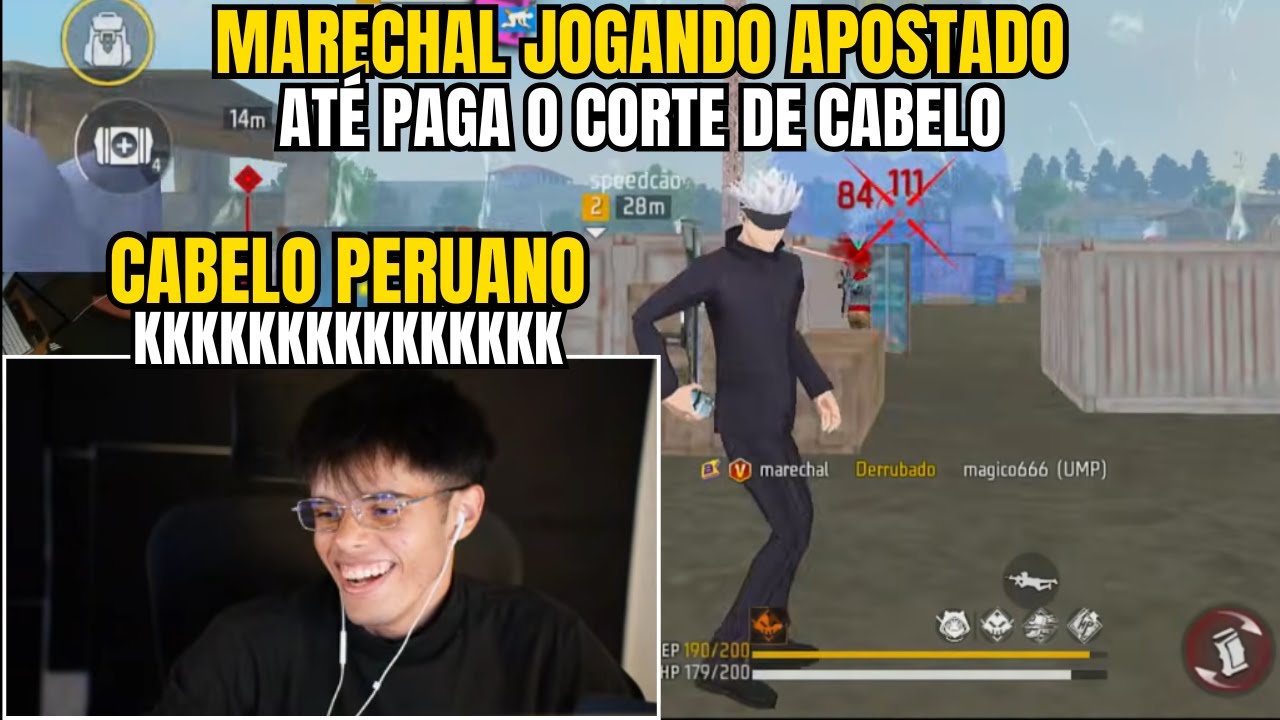MARECHAL XITANDO NO APOSTADO ATÉ PAGA O CORTE DE CABELO! 😂