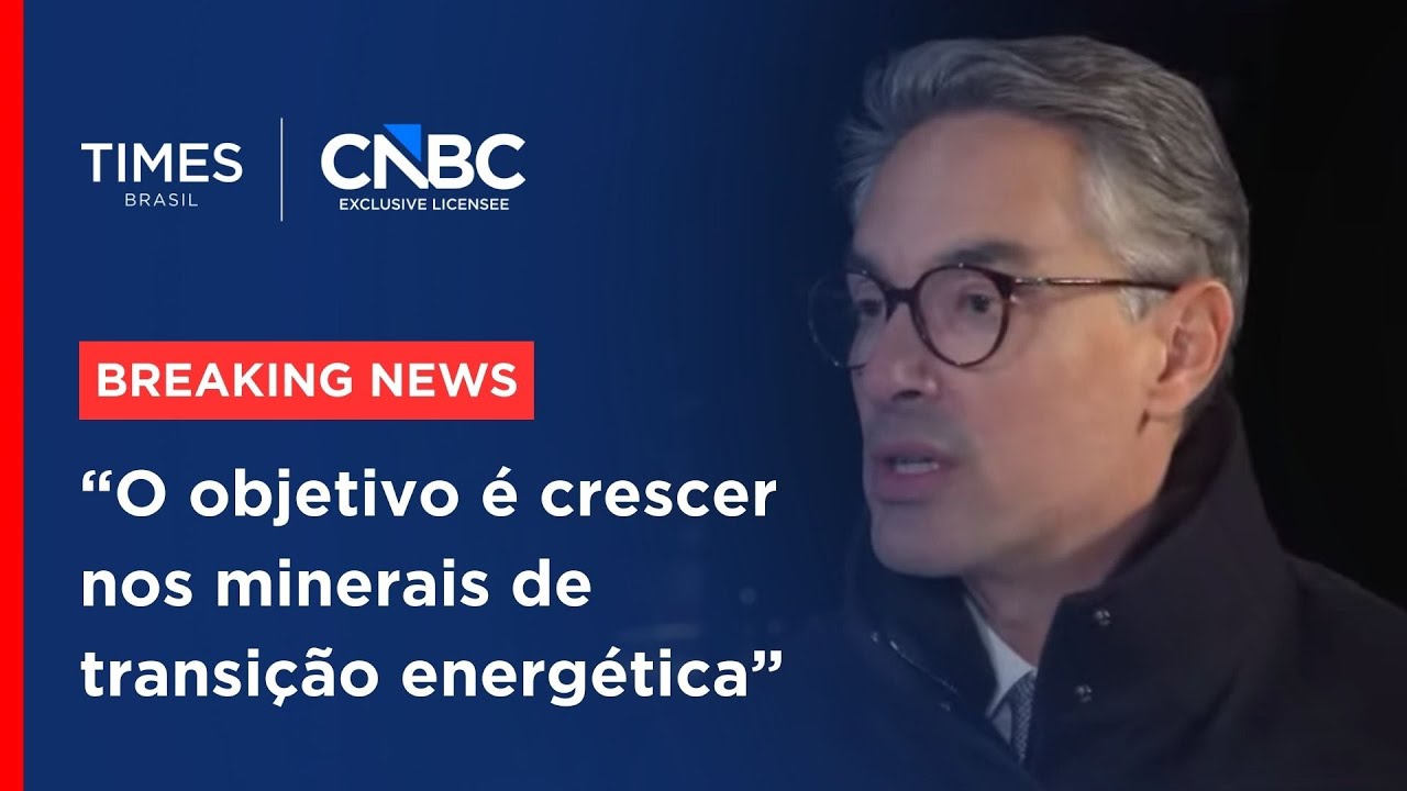 CEO da Vale diz que quer retomar liderança global na produção de minério de ferro | BREAKING NEWS