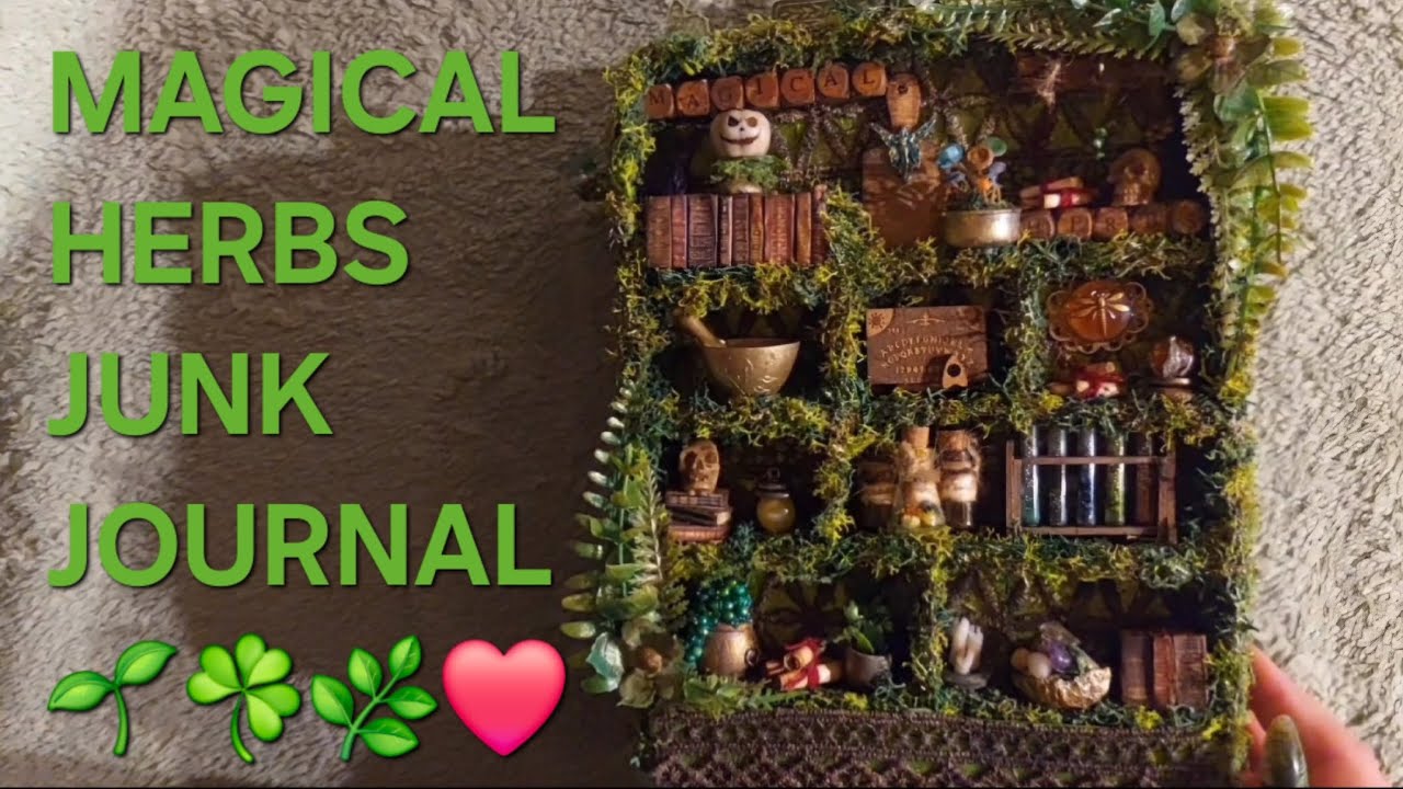 Flipthrough Magical Herbs Junk Journal ❤️ 