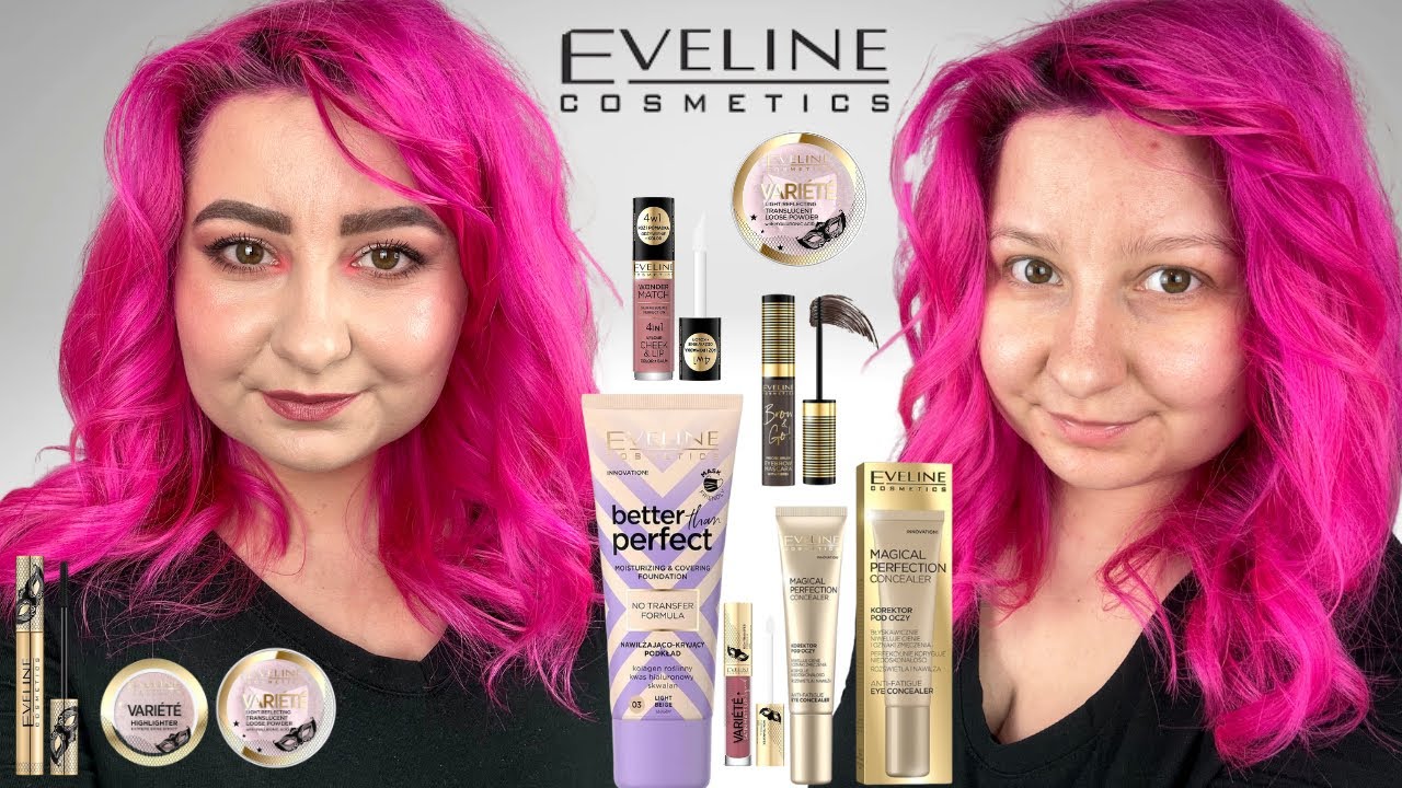 Cała twarz zmalowana kosmetykami Eveline Cosmetics💄Prawie same Hity🤪