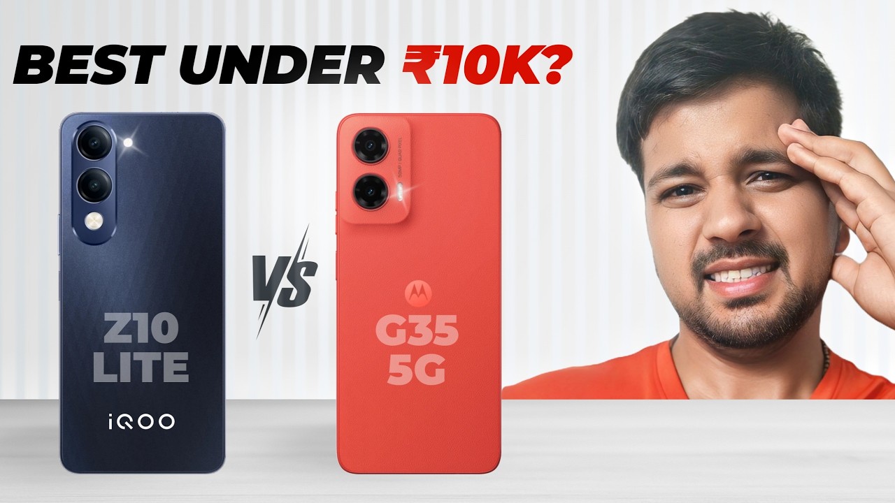 Best 5G Phones Under ₹10,000: iQOO Z10 Lite Vs. Moto G35