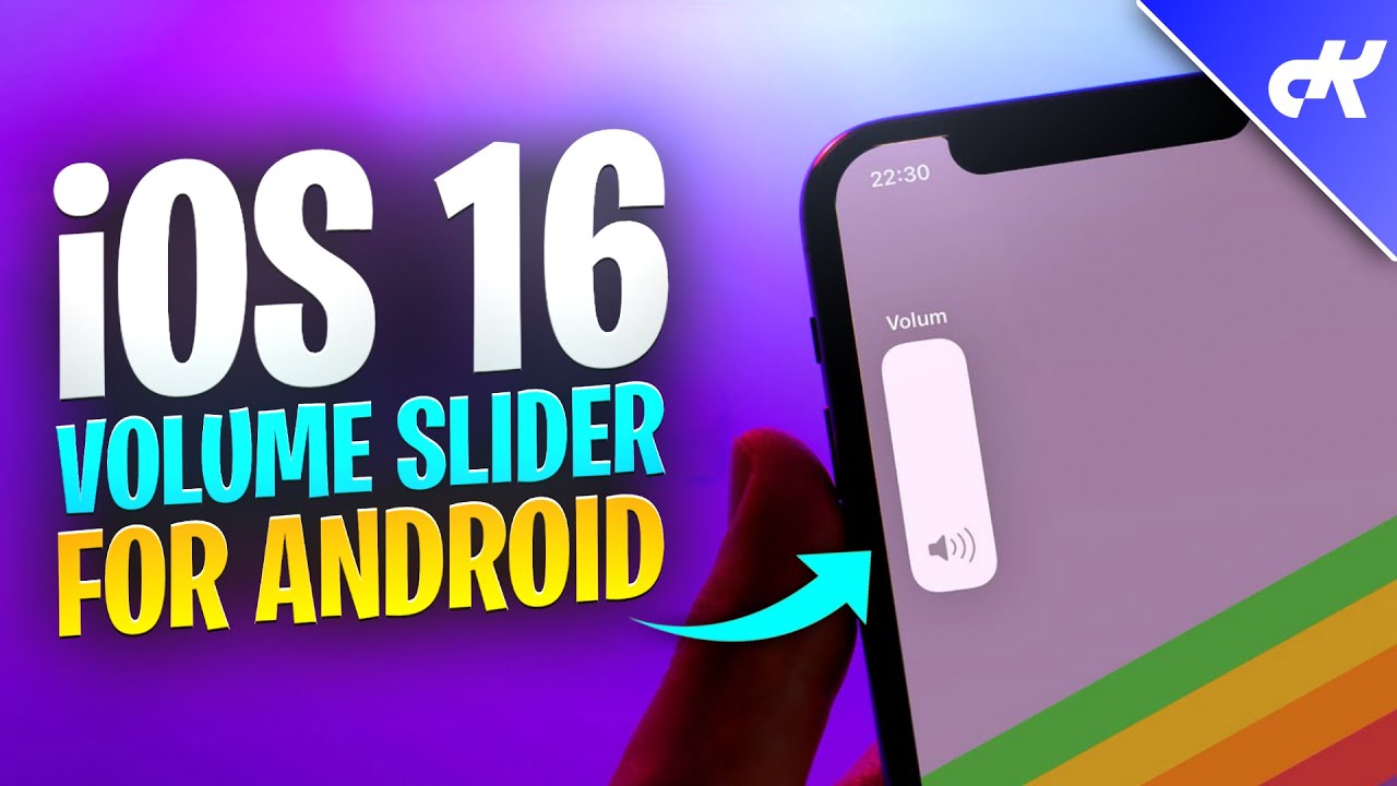 Install iOS 16 Volume Slider On Android 🔊