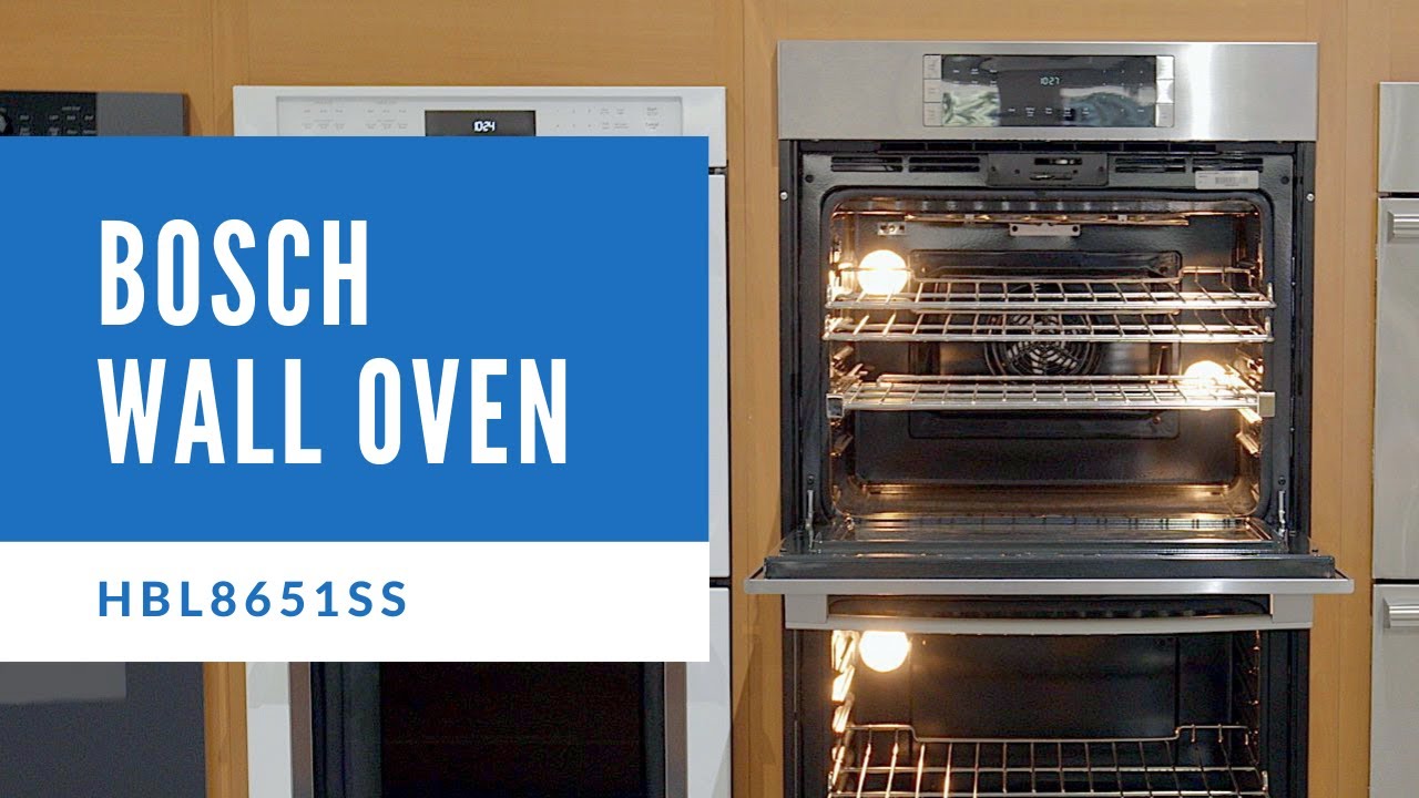 Bosch Double Wall Oven HBL8651SS