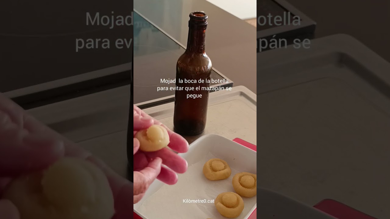 Como dar forma de seta a los panellets / trucos de cocina