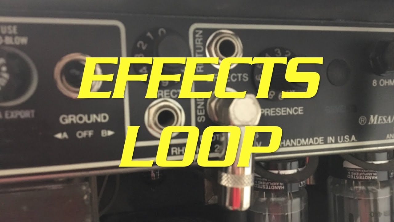 Como usar el Lazo de Efectos. Effects Loop. David Negrón 21st.