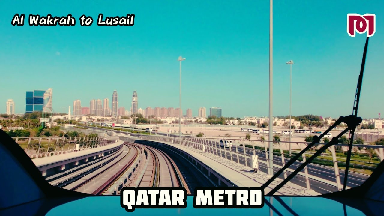 Qatar Metro Red Line 🇶🇦 🚈 Al Wakrah to Lusail