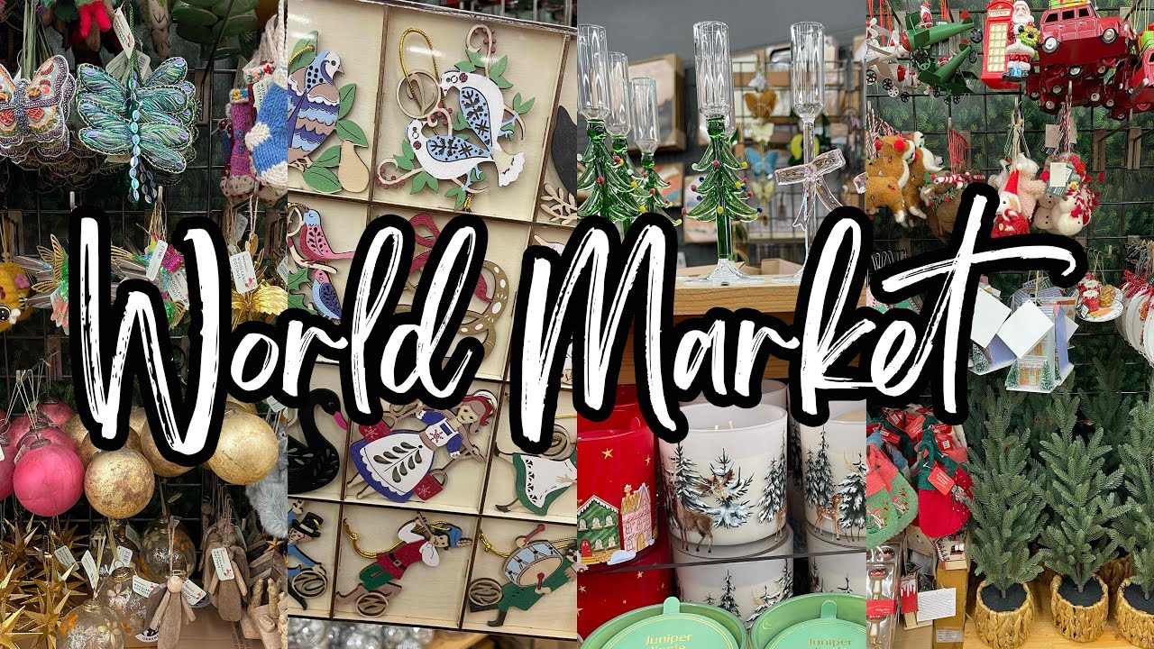 WORLD MARKET CHRISTMAS DECOR 2025 &bull; Home Decor Shop With Me