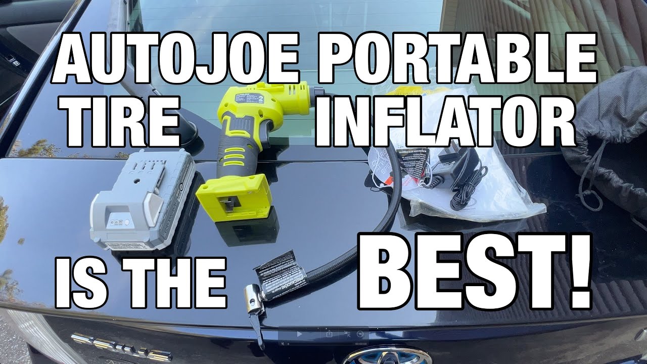 AUTOJOE Portable Tire Inflator Is the Best!