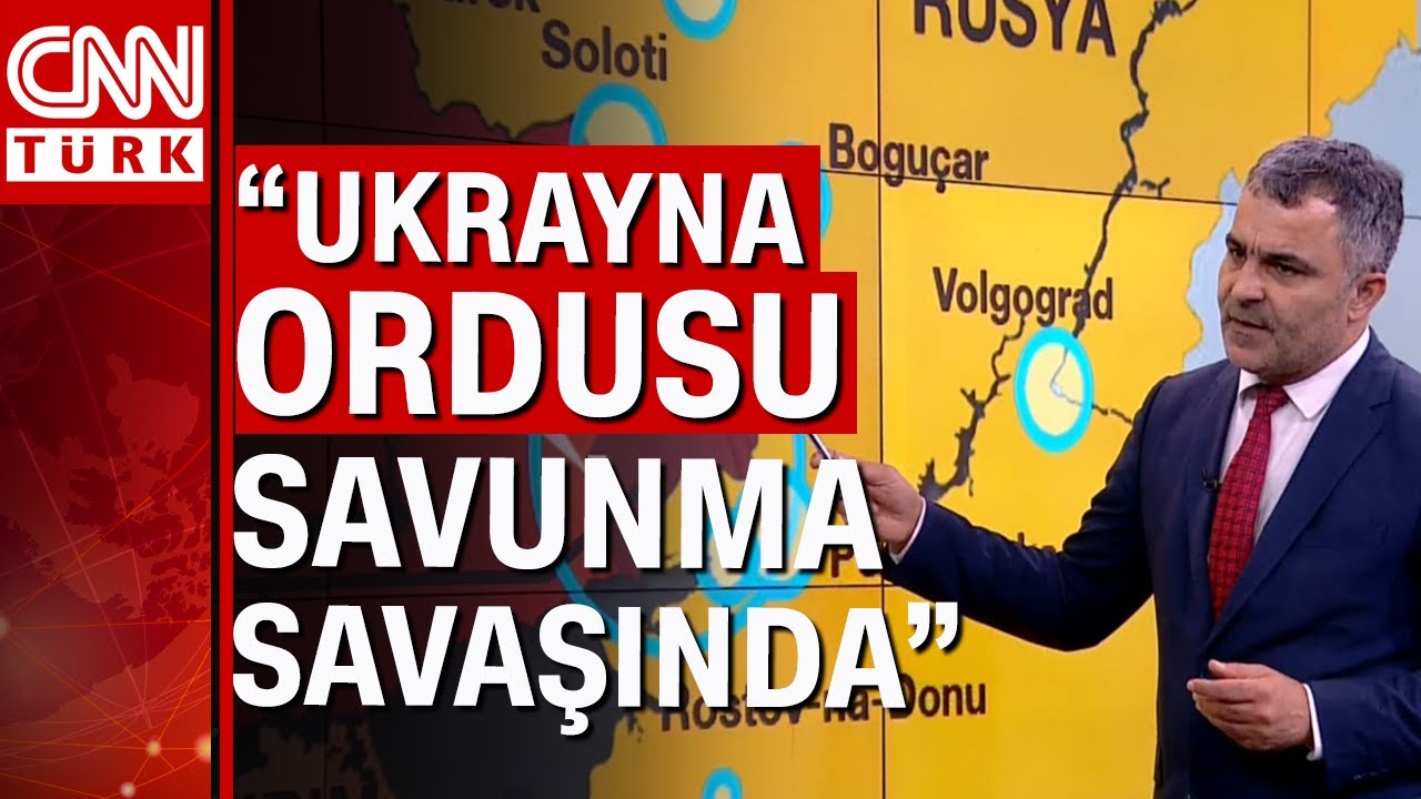 Putin'in askeri harekat stratejisi ne? Rusya nereleri vurdu? Uzman isim harita &uuml;zerinden anlattı...