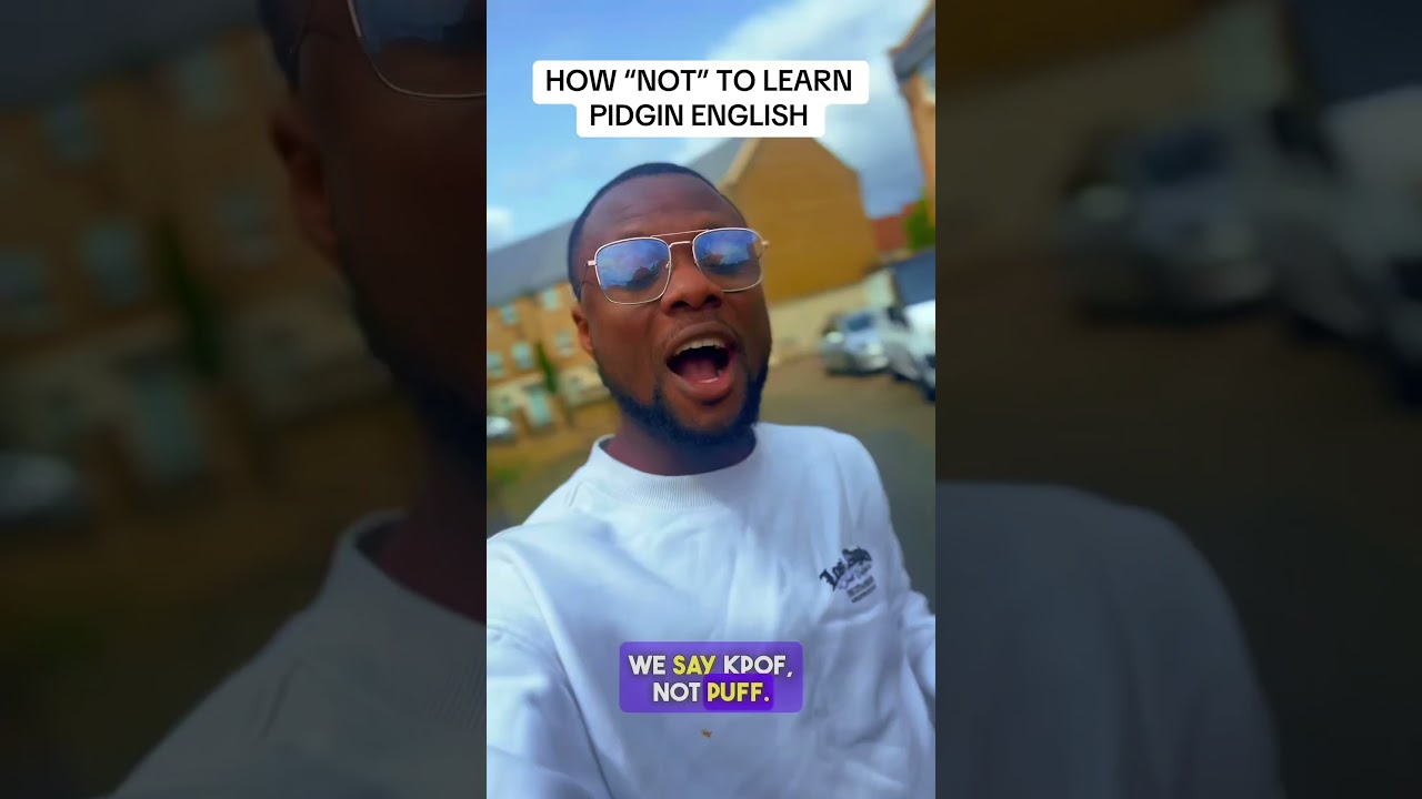 THIS IS HOW &ldquo;NOT&rdquo; TO LEARN PIDGIN ENGLISH #nigeria #shortvideos #viralvideo #pidgin #viral #howto