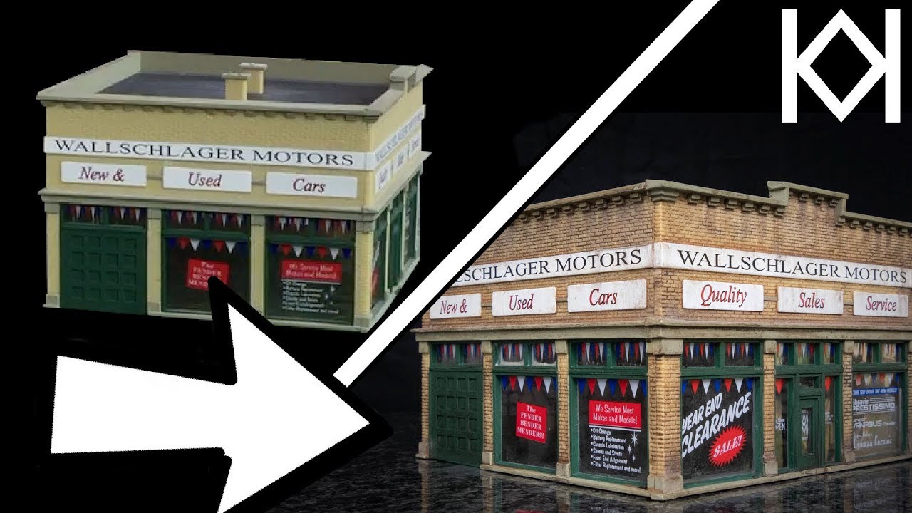 Quick and Easy No Paint Buildings