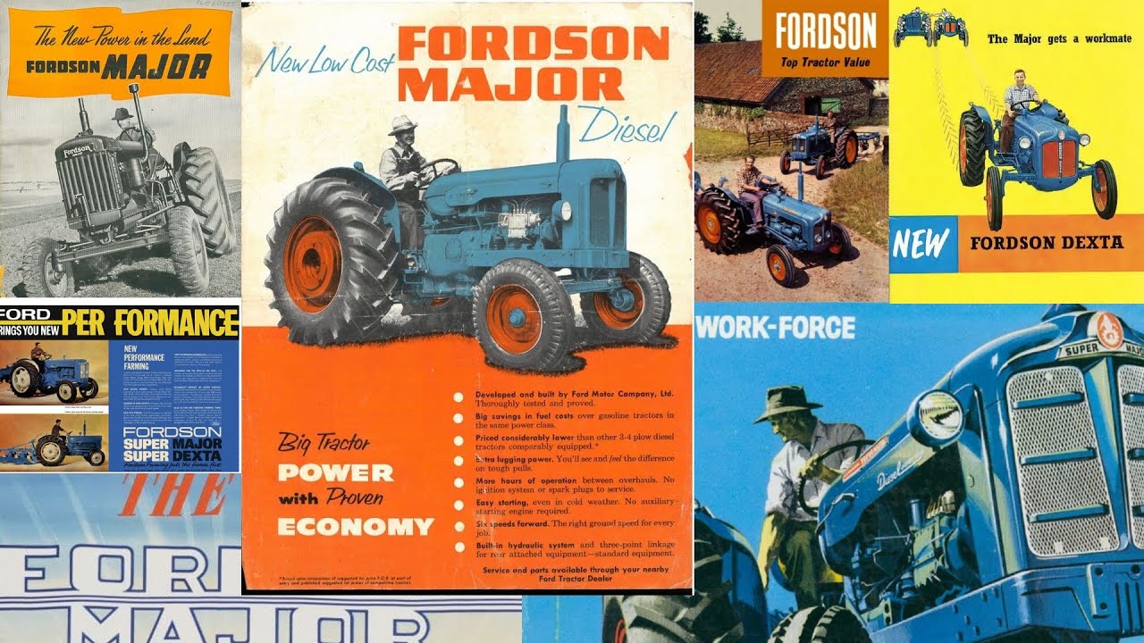 Тракторы Fordson на протяжении многих лет