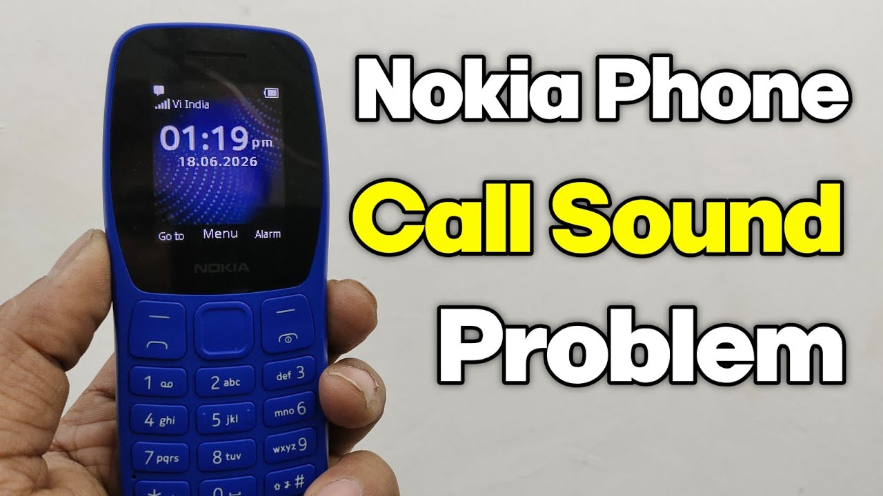 Nokia Phone Call Sound Problem | Nokia Phone Me Call Ki Awaz Nahi Aa Raha