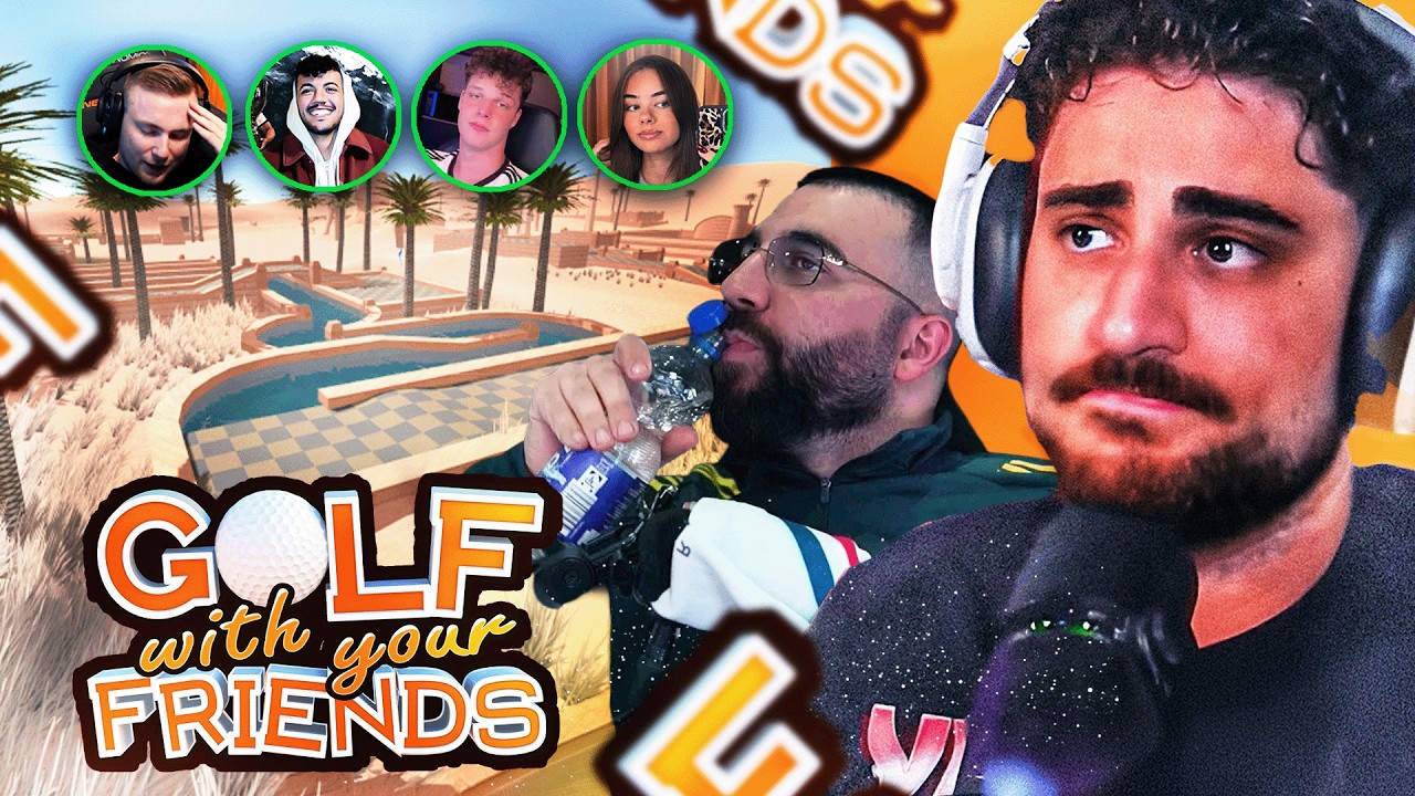 Tiger Jello & Astrophysiker Eli spielen Golf🤯⛳ Golf mit Danny, Mert, Mehdi, Noah & Sophia🔥