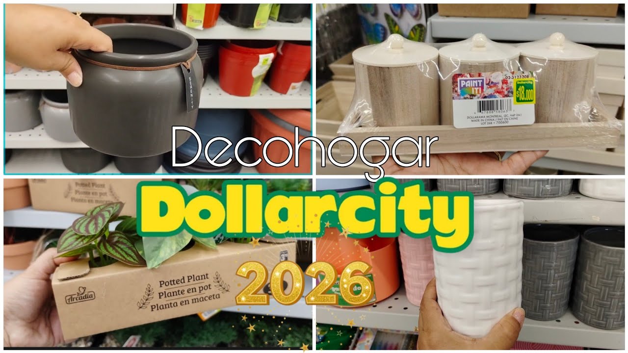 DECORA TU HOGAR CON DOLLARCITY 💚  NUEVOS PRODUCTOS EN DOLLARCITY 2026 💚 DECOHOGAR #decohogar 