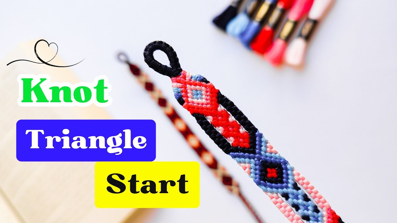 EASY TUTORIAL TRIANGLE START | DIY | FRIENDSHIP BRACELET 