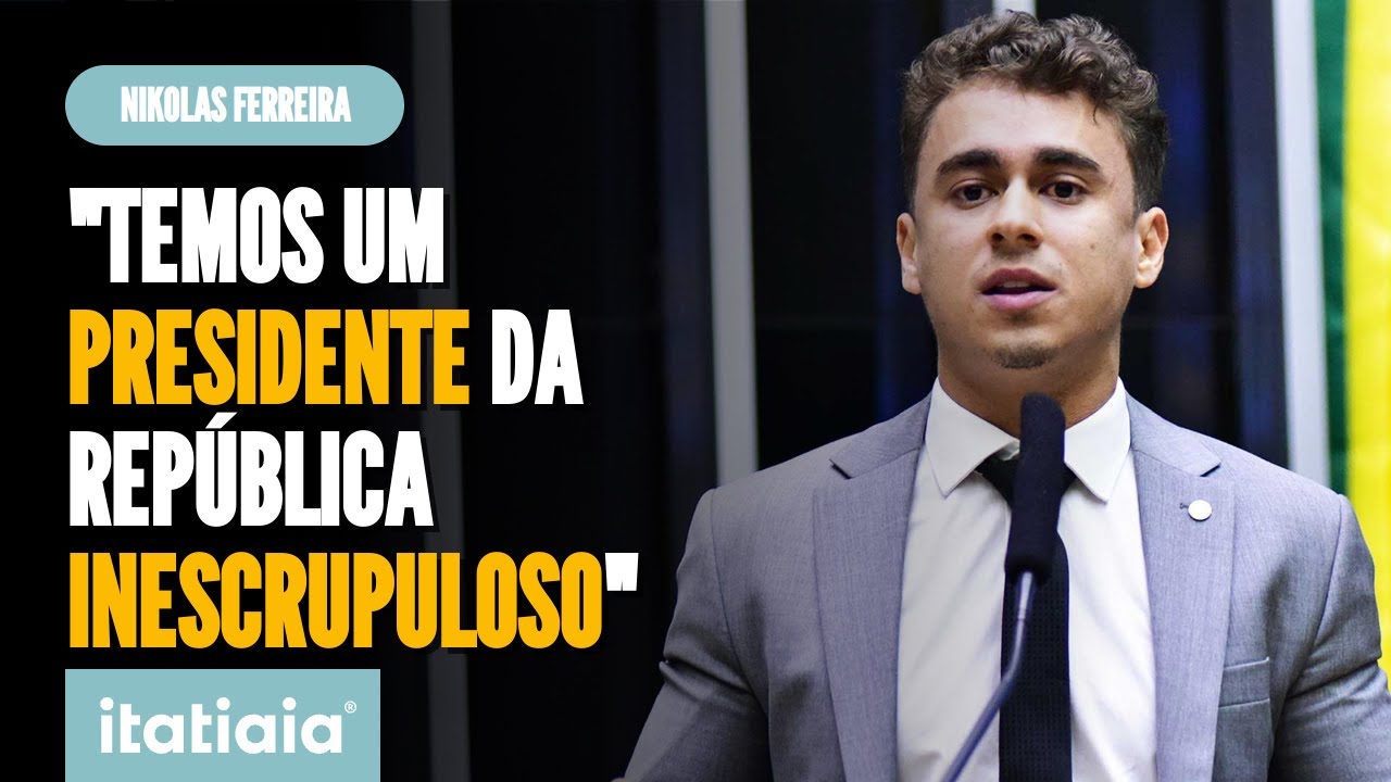 NIKOLAS FERREIRA CONDENA FALA DE LULA SOBRE ISRAEL: 