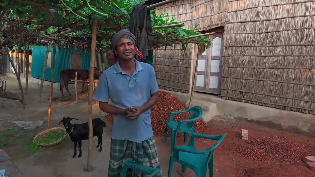 তারেক জিয়ার এক ভক্ত ছাগল বিক্রি করে তারেক জিয়াকে ফুলের মালা উপহার দিতে চায় 