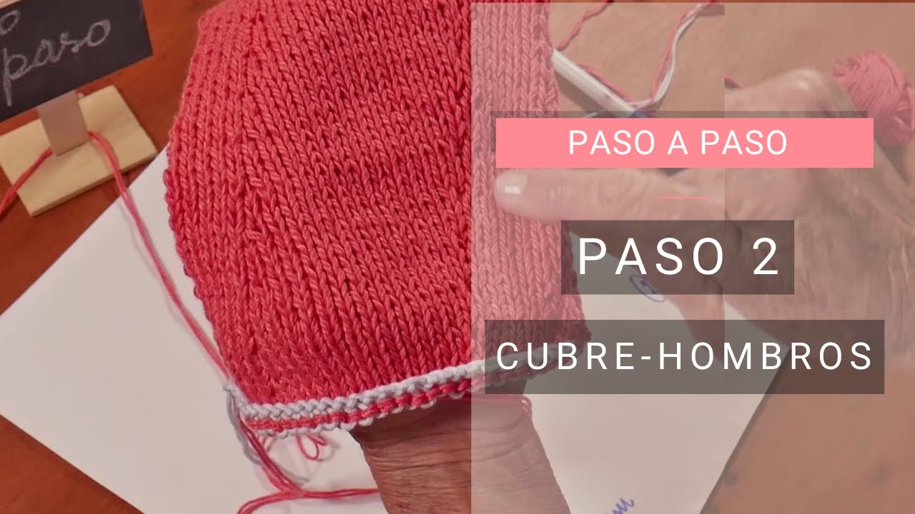 Como tejer Cubre hombro paso2 👌Tejiendo Prendas fácil y bien | Lucila
