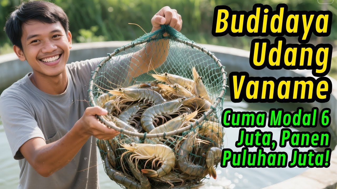 SISTEM MODERN yang LAGI VIRAL‼️ Udang Vaname Bioflok Kolam Mini Omzet Jutaan! TERBUKTI!