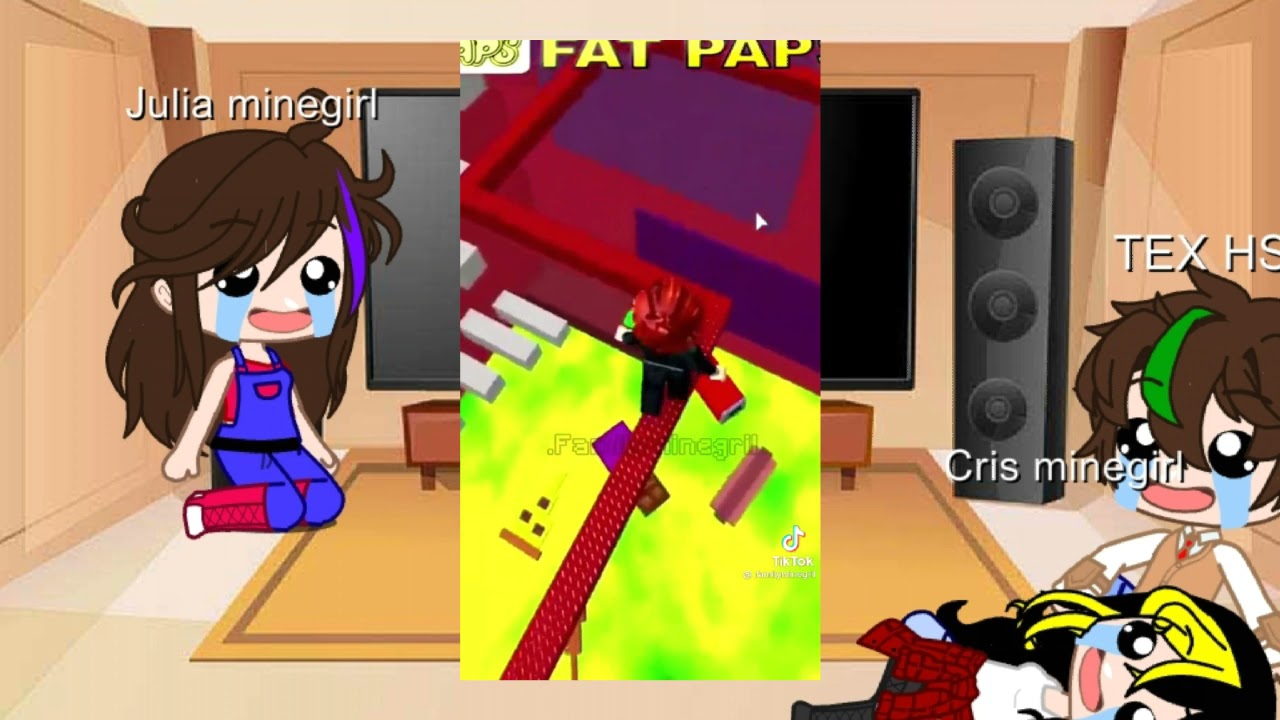 Família Minegirl reagindo a tik tok           (gacha club)