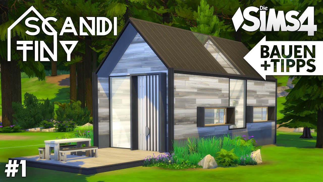 SCANDI TINY Haus bauen | Die Sims 4 Let's Build mit Tipps #1